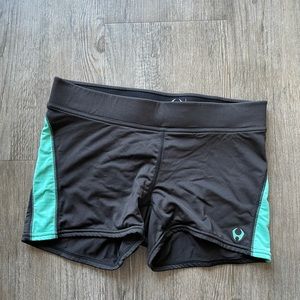 Hylete mid rise spandex shorts